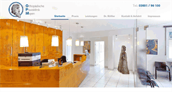 Desktop Screenshot of praxisklinik-mayen.de